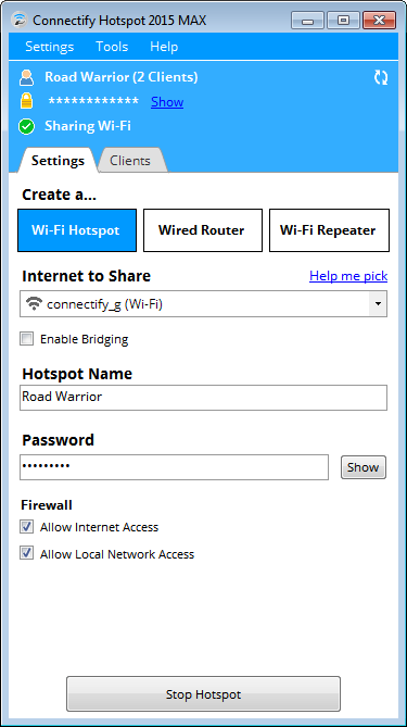 free wifi hotspot for laptop windows 10
